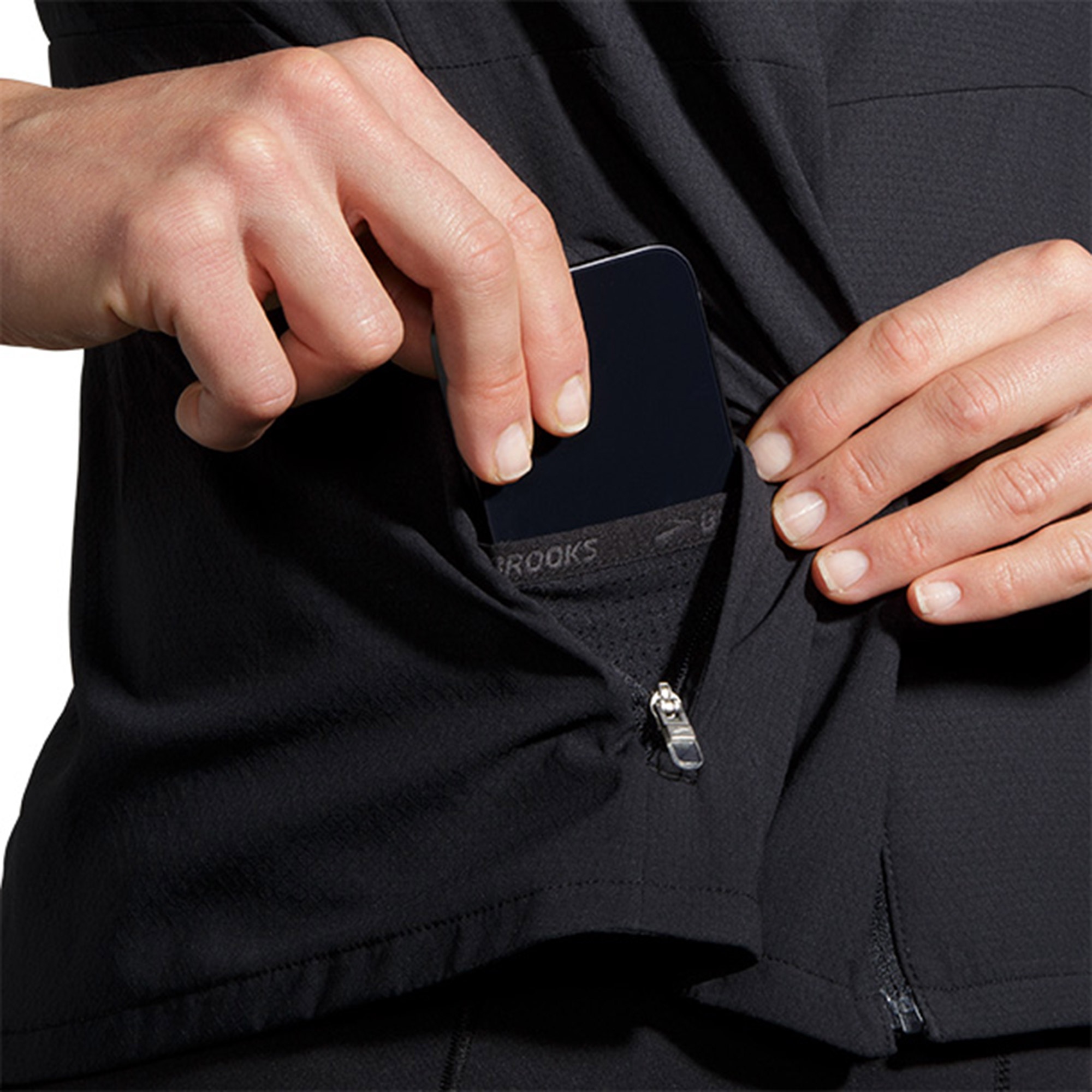 Brooks Canopy Kadın Siyah Koşu Ceketi