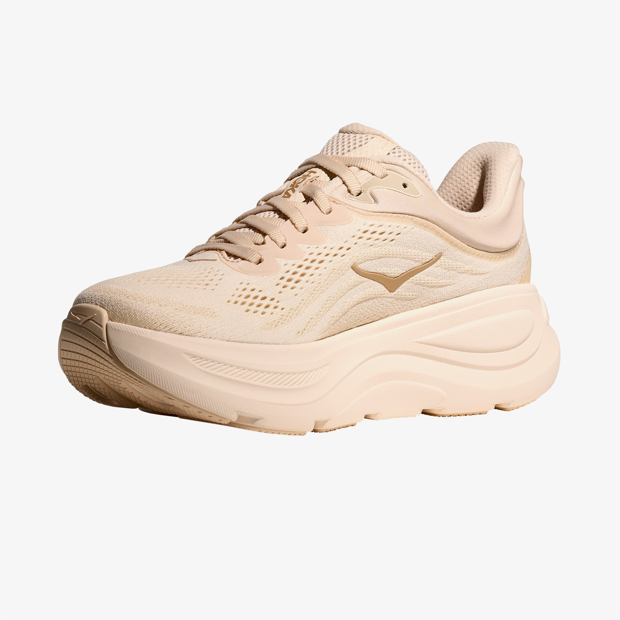 Hoka Bondi 9 Kadın Bej Koşu Ayakkabısı