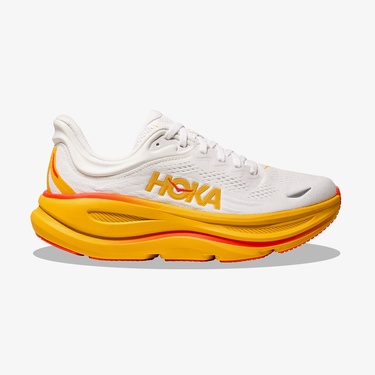  Hoka Bondi 9 Erkek Beyaz Yol Koşu Ayakkabısı