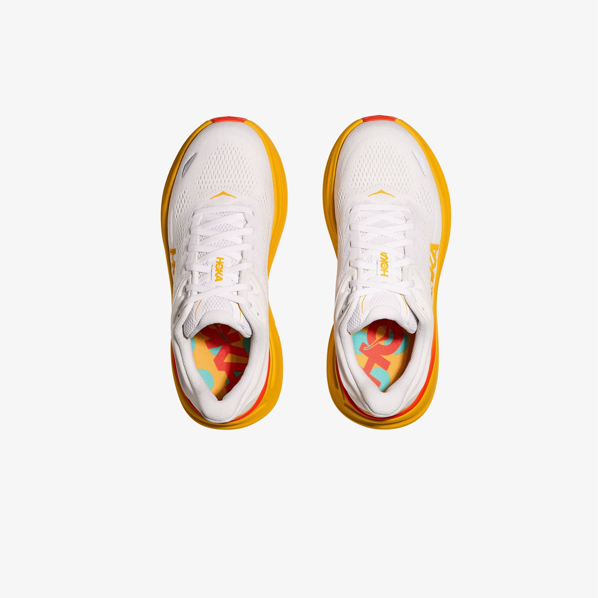 Hoka Bondi 9 Erkek Beyaz Yol Koşu Ayakkabısı