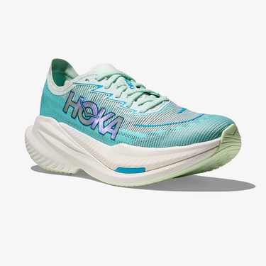  Hoka Mach X 2 Kadın Mavi Yol Koşu Ayakkabısı