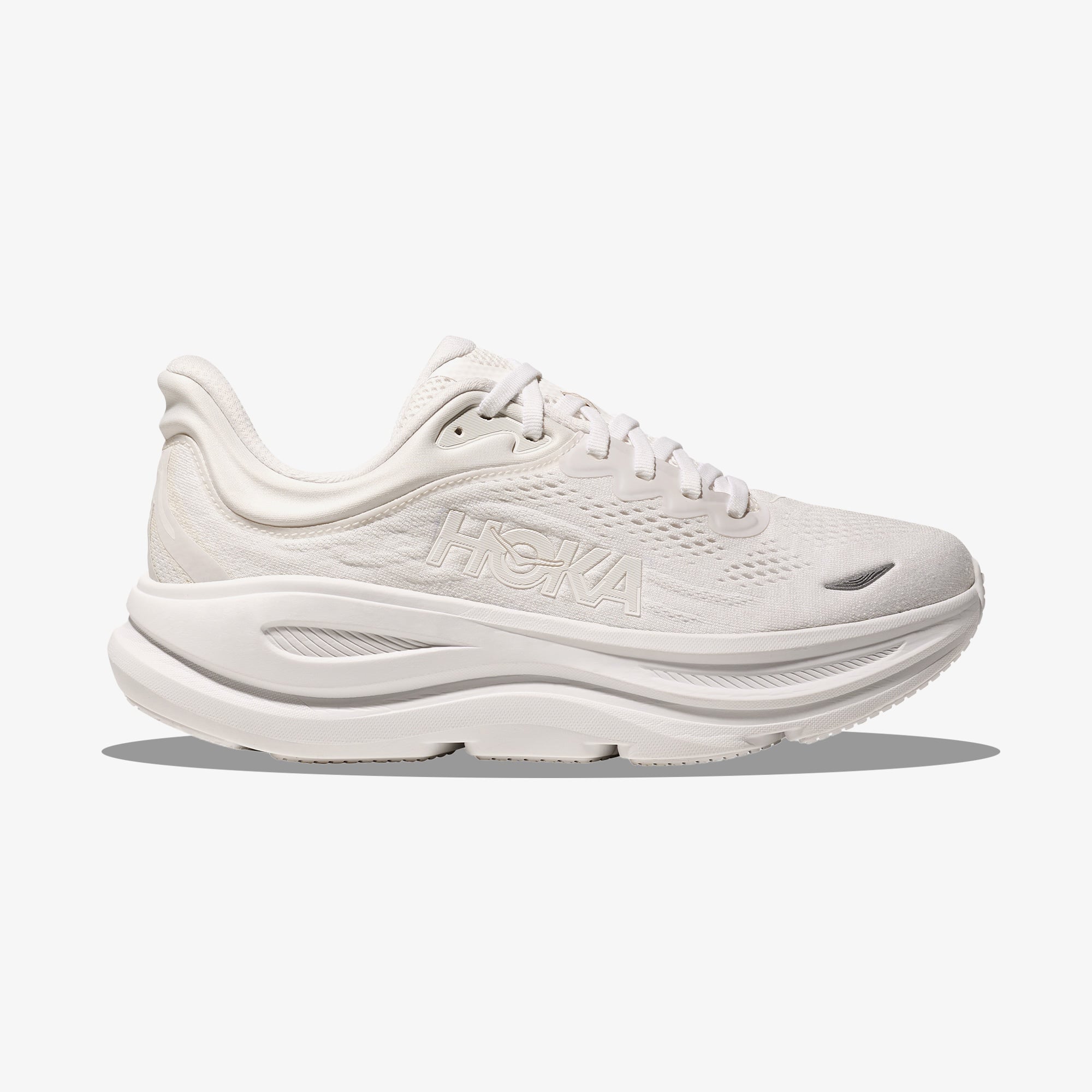 Hoka Bondi 9 Kadın Beyaz Yol Koşu Ayakkabısı