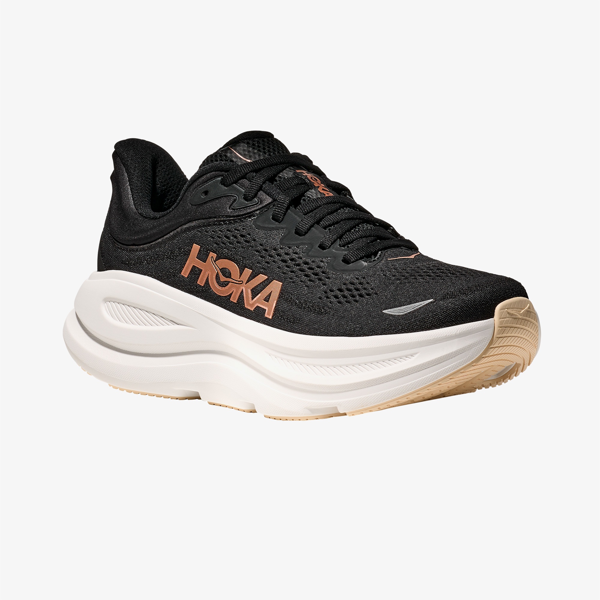 Hoka Bondi 9 Kadın Siyah Yol Koşu Ayakkabısı