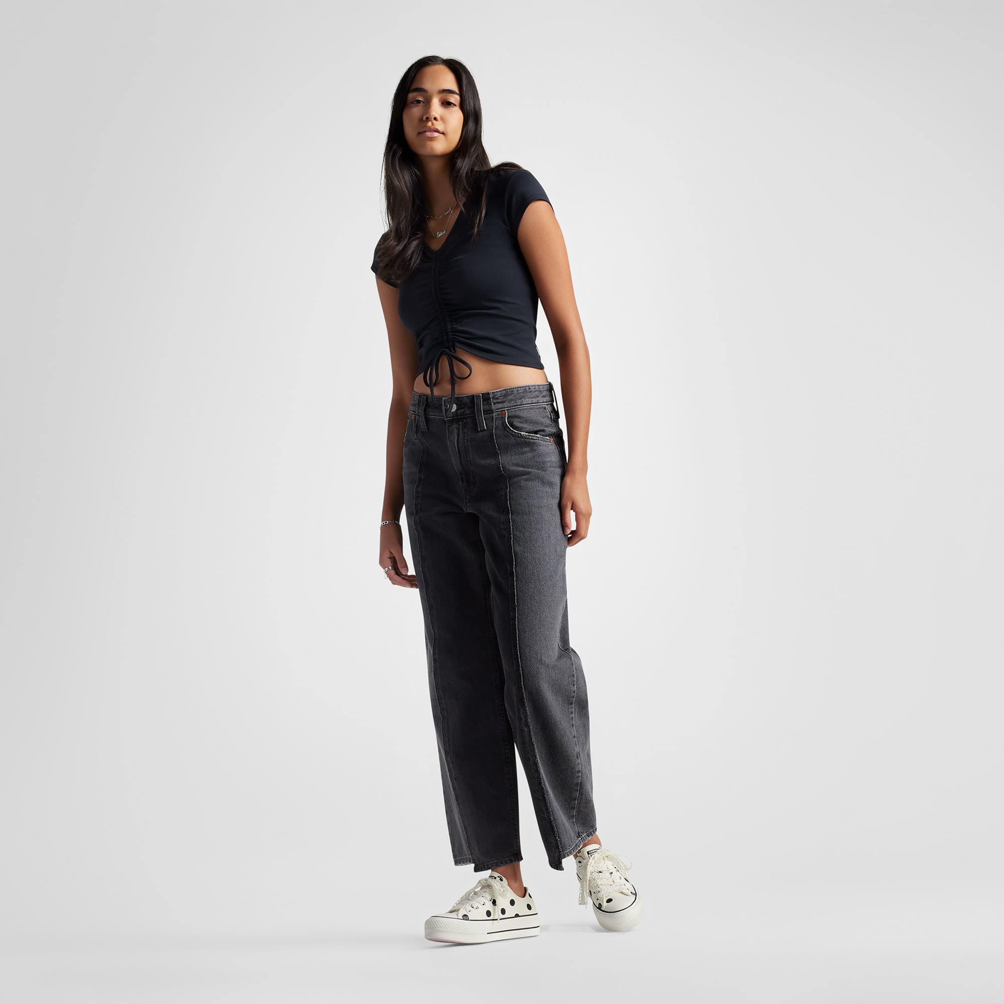 Converse Converse Chuck Taylor All Star Lift Polka Dots Kadın Krem Platform Sneaker | FashFed Krem - 9. görsel