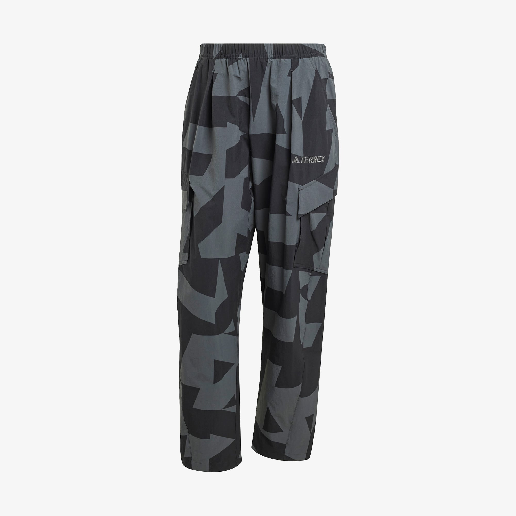 adidas Terrex Xploric Printed Kargo Erkek Siyah Eşofman Altı