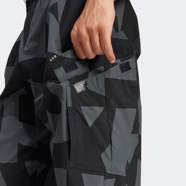  adidas Terrex Xploric Printed Kargo Erkek Siyah Eşofman Altı