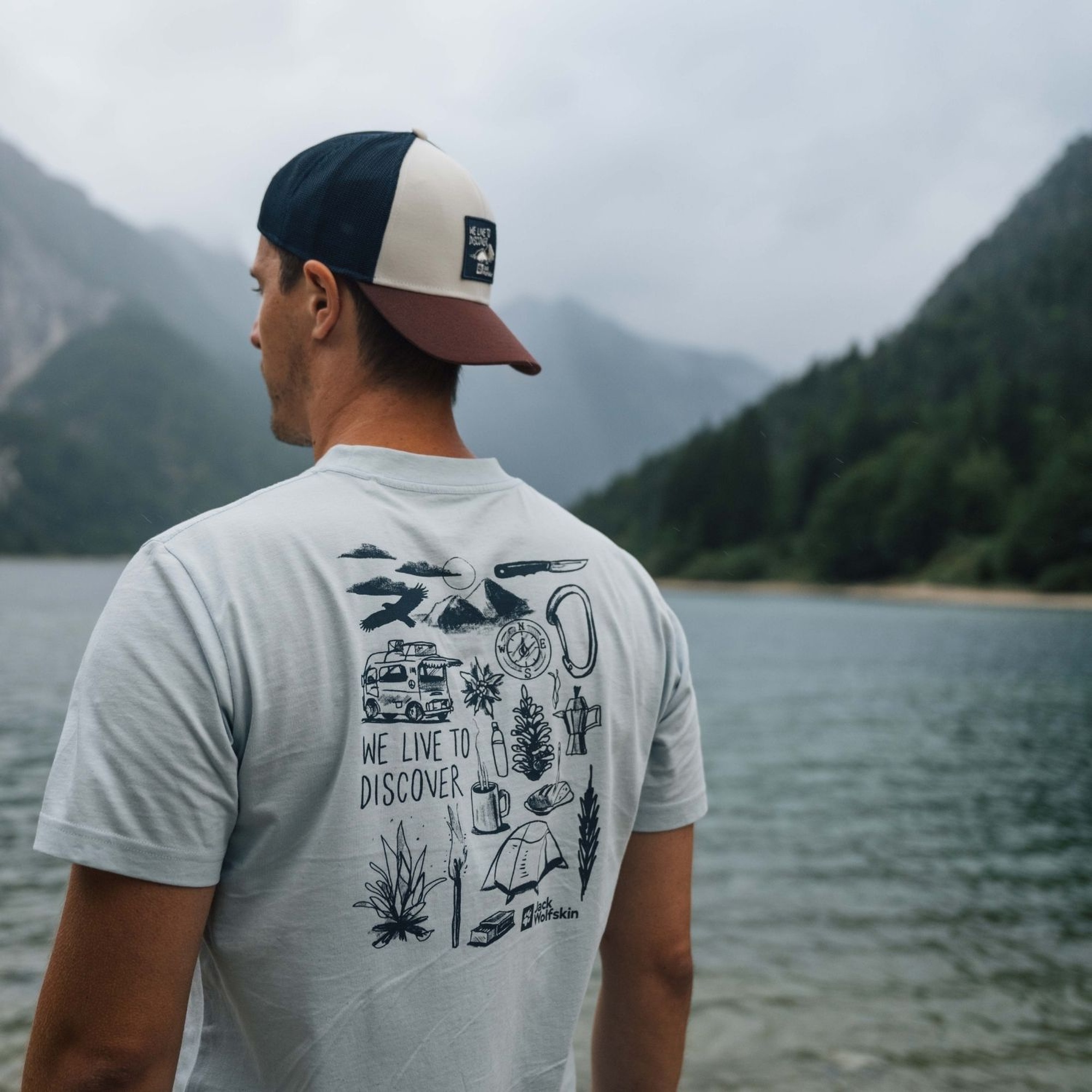 Jack Wolfskin Discover T Erkek Tişört