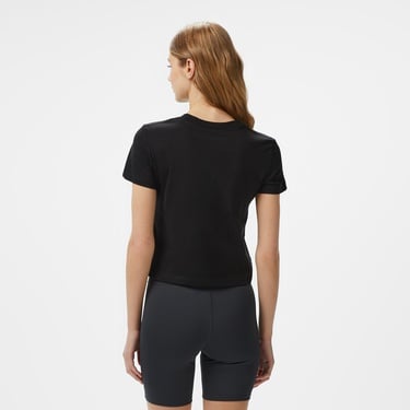  Calvin Klein Front Photo Graphic Baby Kadın Siyah T-Shirt