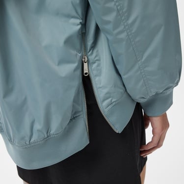  Calvin Klein Long Bomber Kadın Mavi Ceket