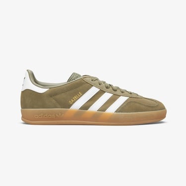  adidas Originals Gazelle Indoor Erkek Haki Spor Ayakkabı