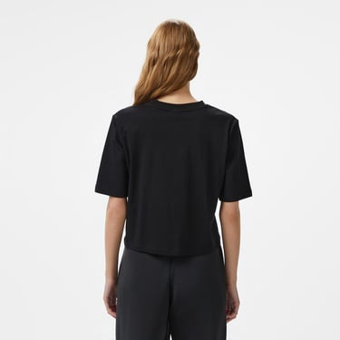  Guess Colette Boxy Mid Organic Stream 180 Kadın Siyah T-Shirt