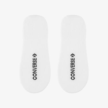  Converse Chuck Taylor Unisex 2'li Beyaz Babet Çorap