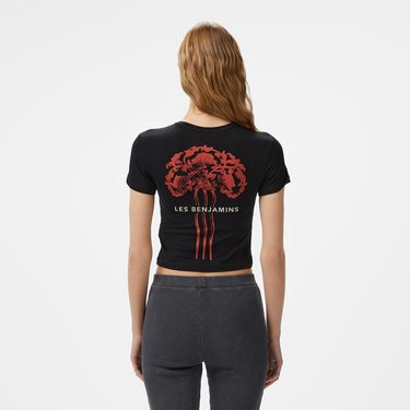  Les Benjamins 027 Kadın Siyah T-Shirt