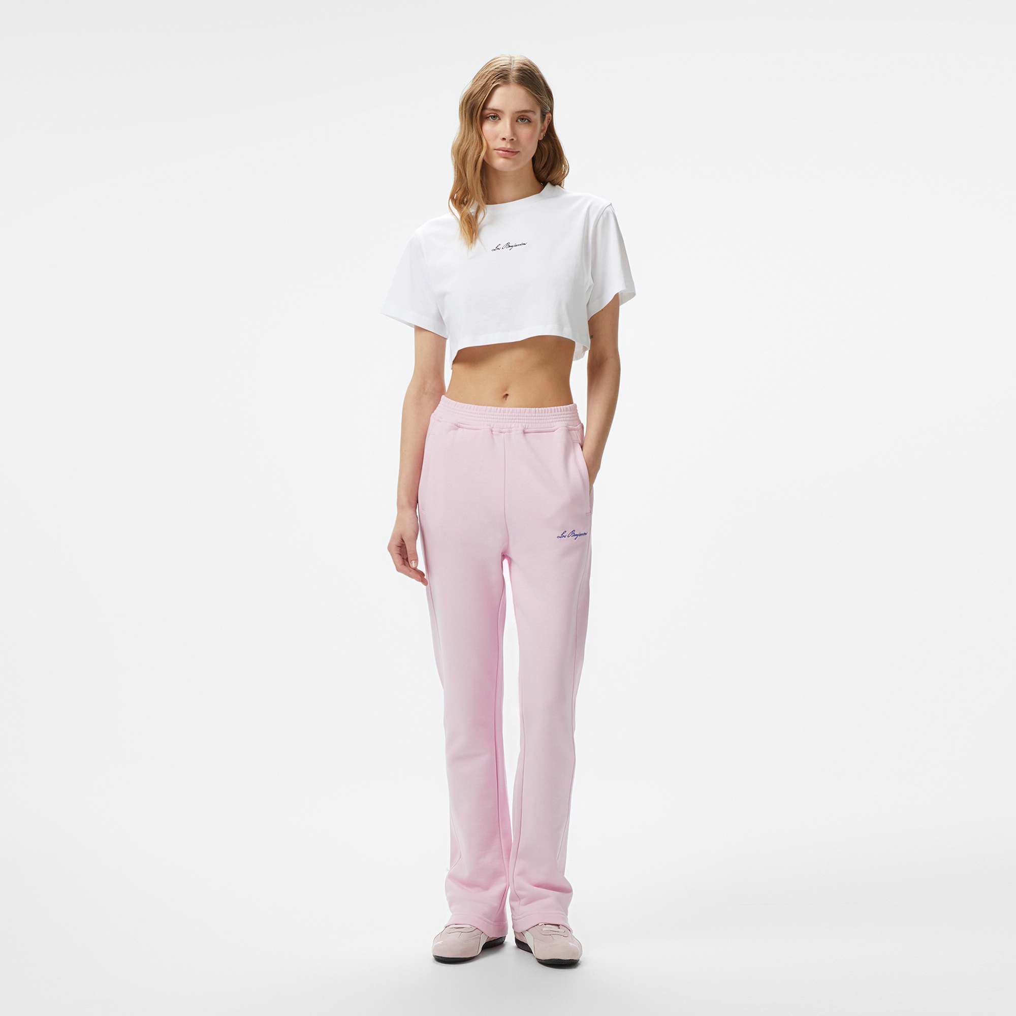 Les Benjamins 026 Kadın Beyaz T-Shirt