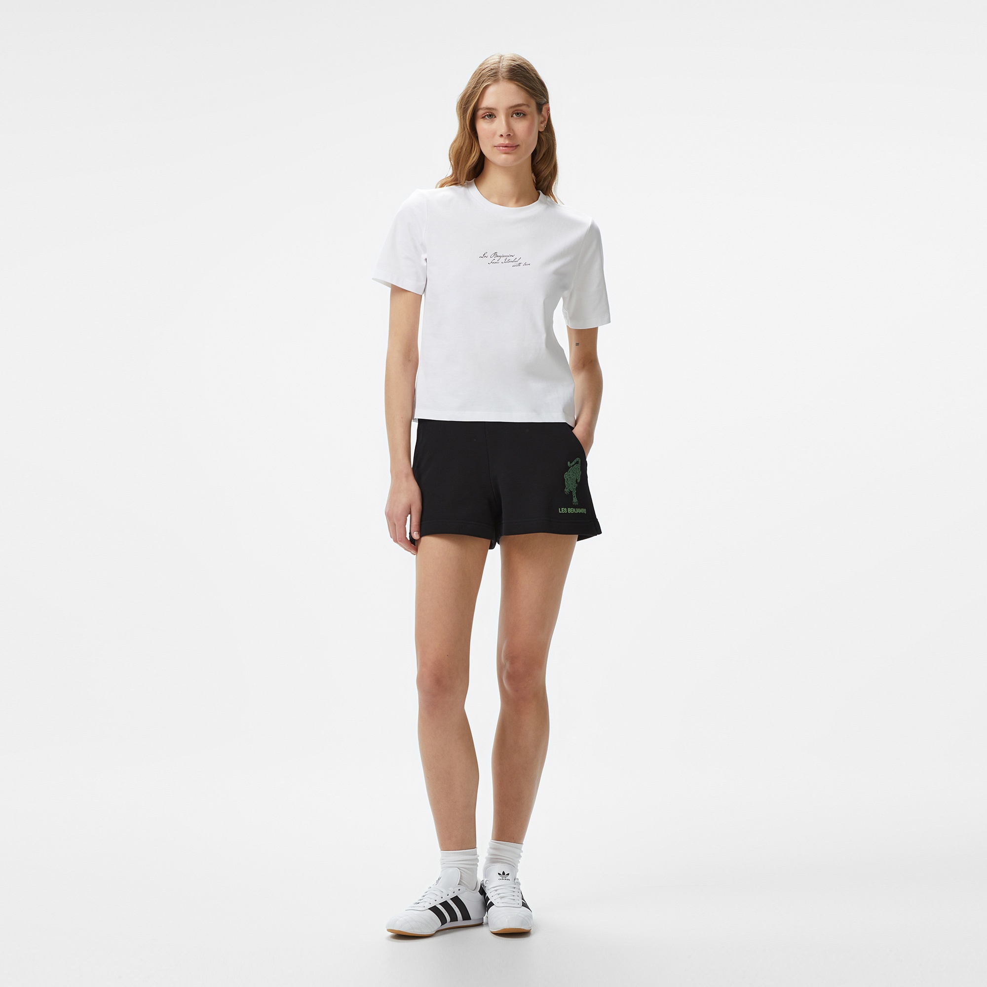 Les Benjamins 001 Kadın Siyah Şort