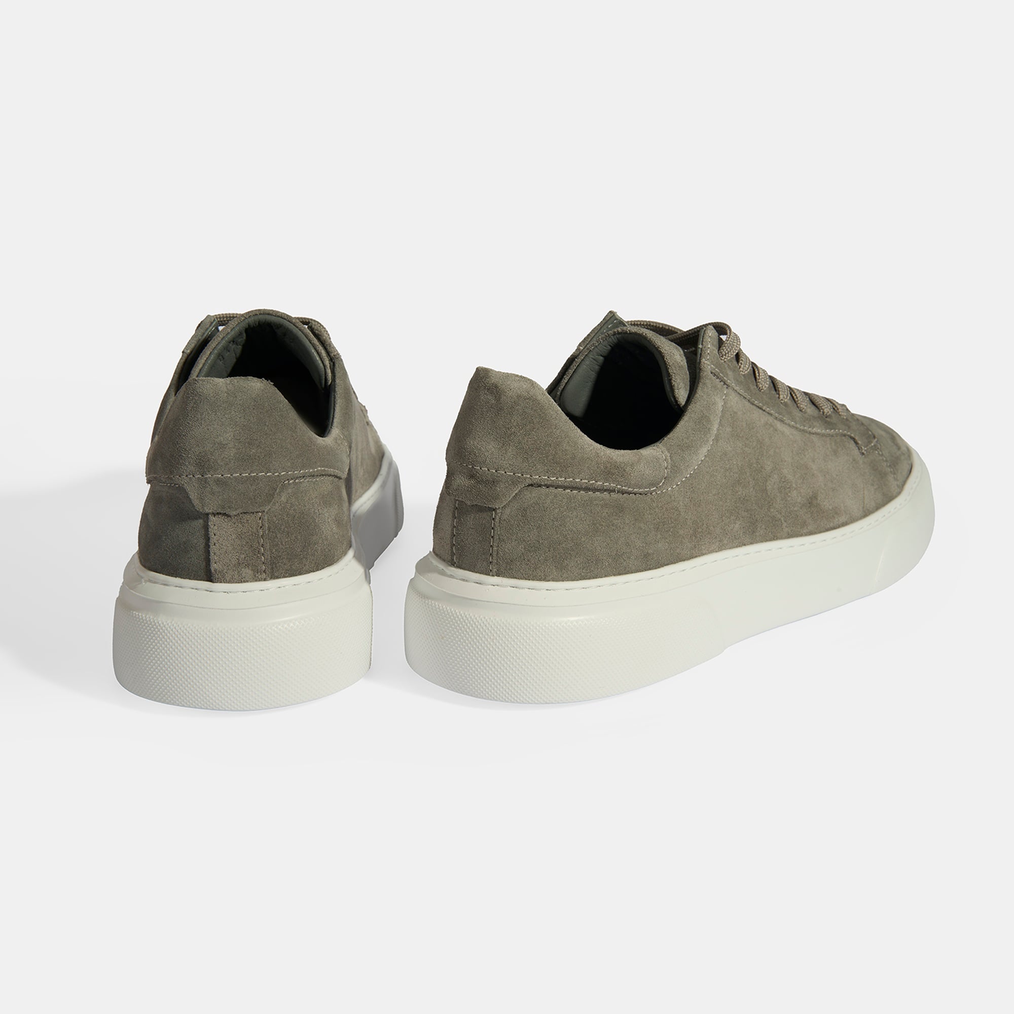 Gri Erkek Bağcıklı Süet Günlük Ayakkabı