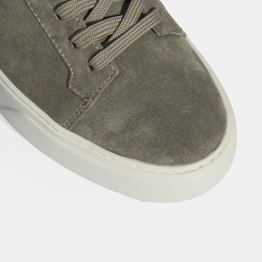  Gri Erkek Bağcıklı Süet Günlük Ayakkabı