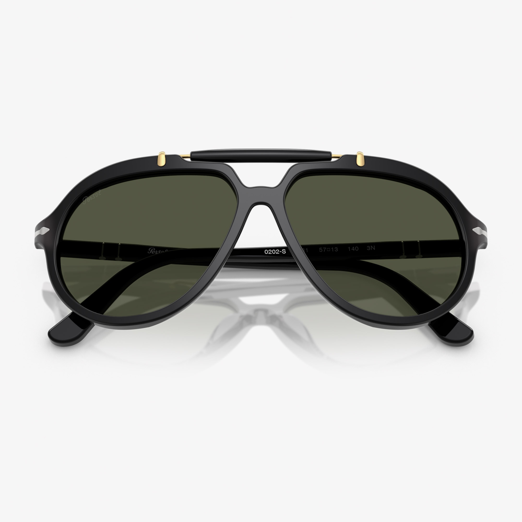 Persol PO0202S Unisex Siyah Güneş Gözlüğü