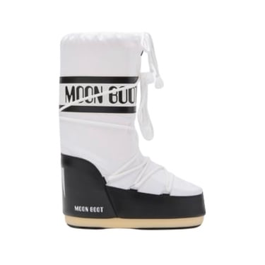  Moon Boot 80d1400440-na02 Moon Boot Icon Nylon Kadın Siyah Kar Botu