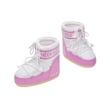  Moon Boot 80d1409340-jb05 Moon Boot Icon Low Nylon Kadın Beyaz Kar Botu