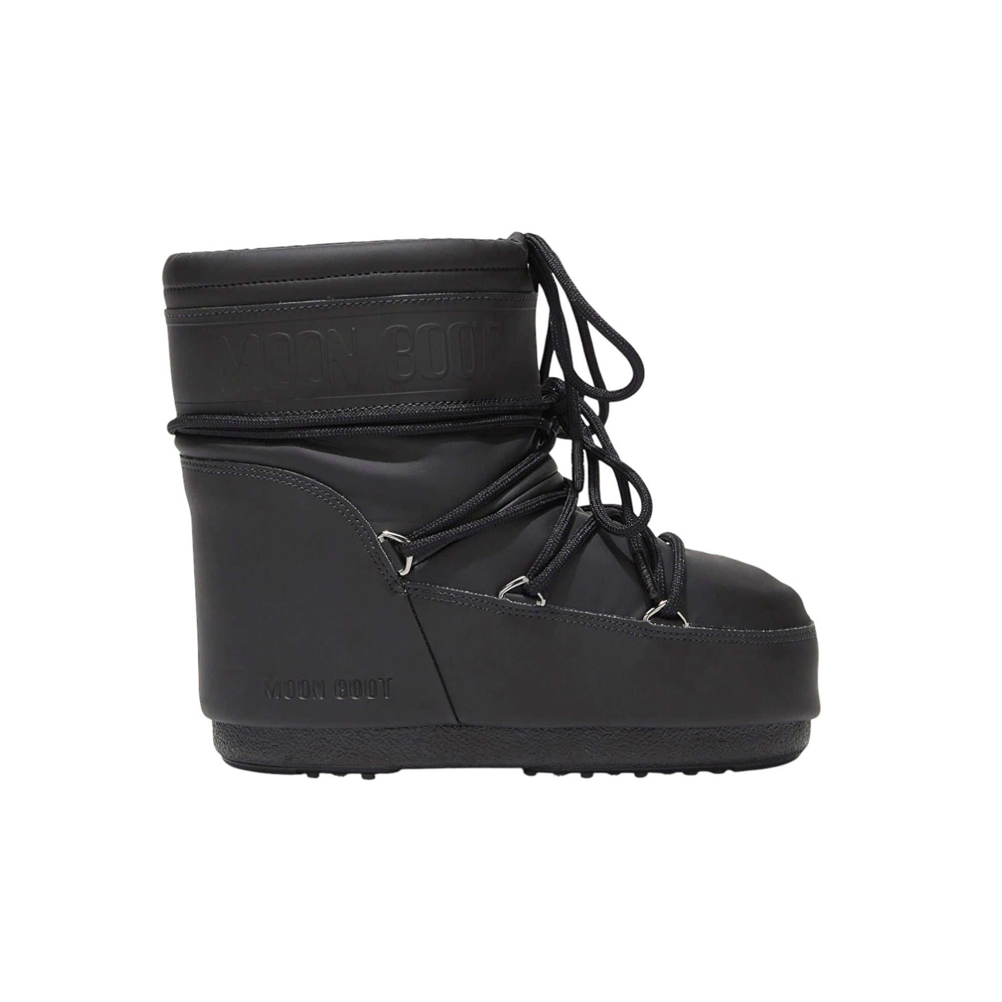 Moon Boot 80d1409380-n001 Moon Boot Icon Low Rubber Kadın Siyah Kar Botu