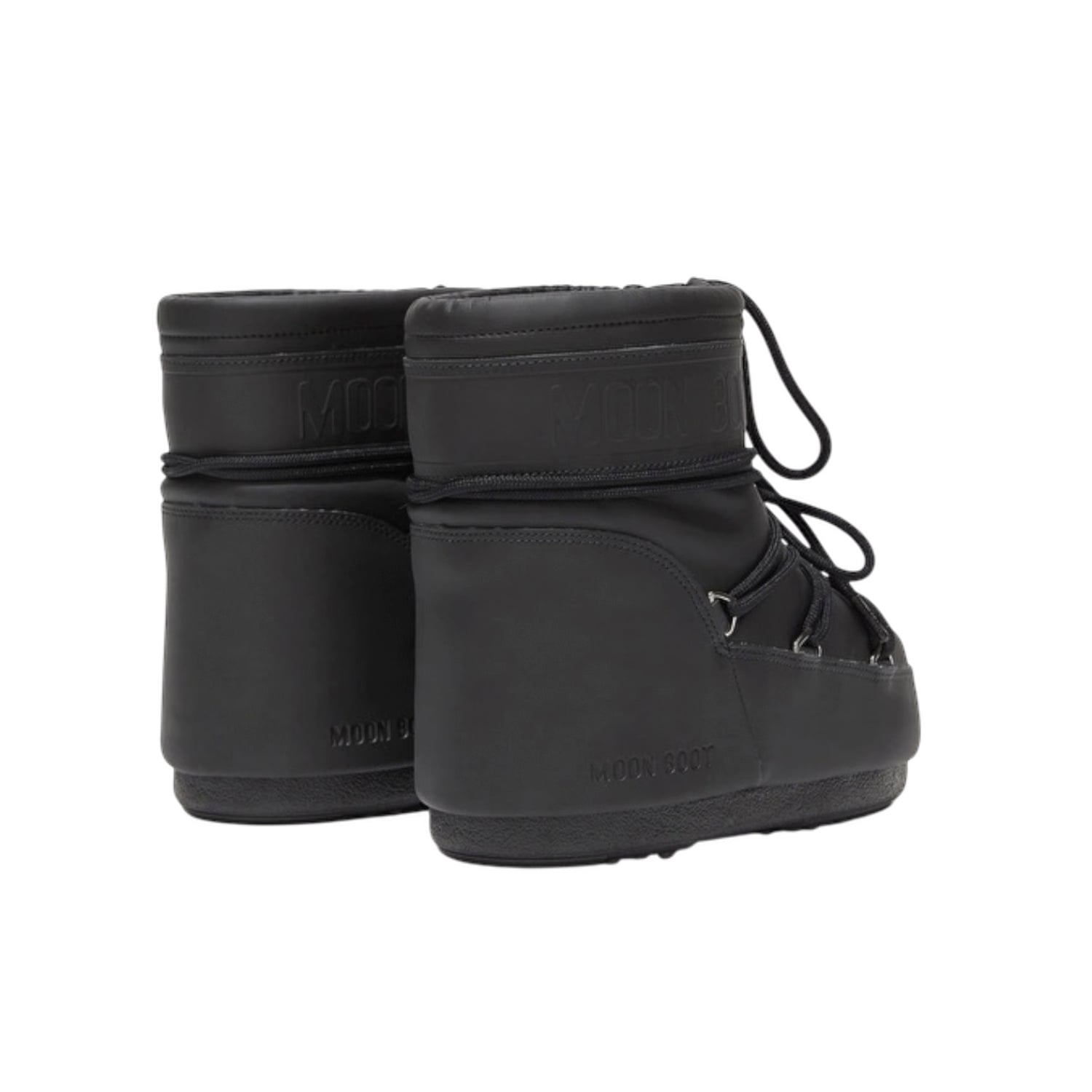  Moon Boot 80d1409380-n001 Moon Boot Icon Low Rubber Kadın Siyah Kar Botu