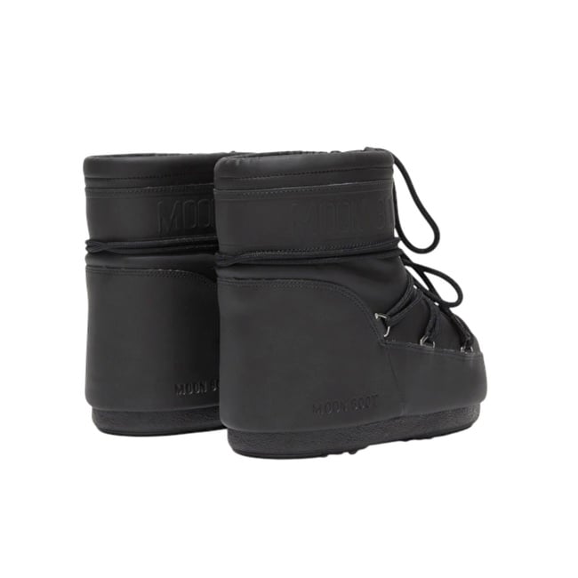  Moon Boot 80d1409380-n001 Moon Boot Icon Low Rubber Kadın Siyah Kar Botu