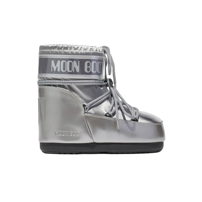  Moon Boot Moon Boot Icon Low Glance Kadın Gri Kar Botu