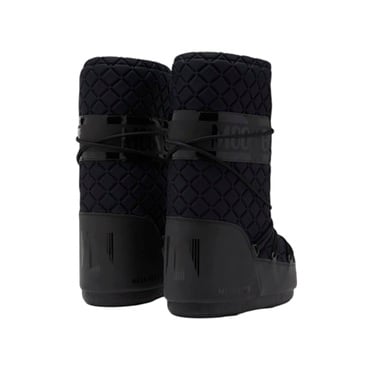  Moon Boot Icon Quilt Kadın Siyah Kar Botu