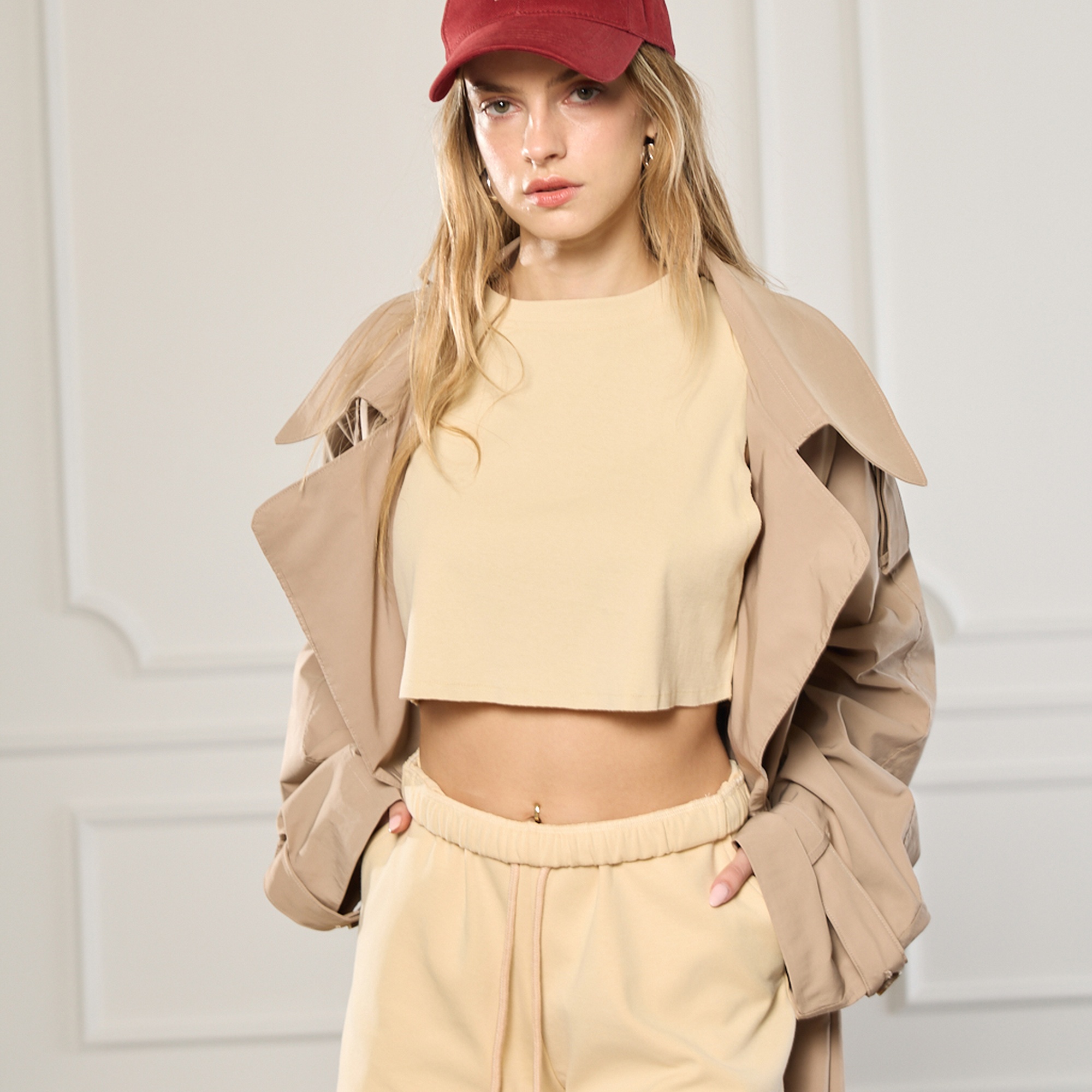 Pis Dikişli Croptop