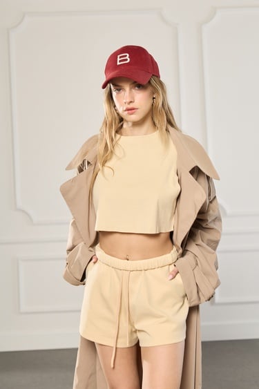  Pis Dikişli Croptop