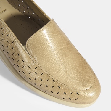  Kadın Bej Deri DesaComfort Günlük Ayakkabı