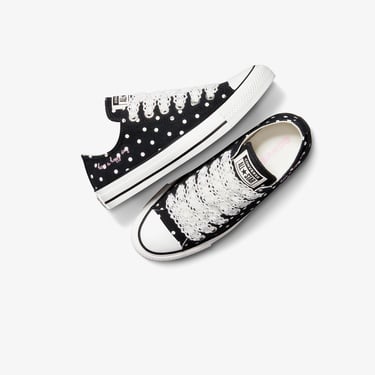  Converse Chuck Taylor All Star Polka Dots Kadın Siyah Sneaker
