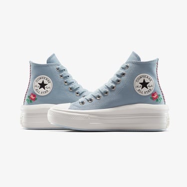  Converse Chuck Taylor All Star Motion Rose Kadın Mavi Platform Sneaker
