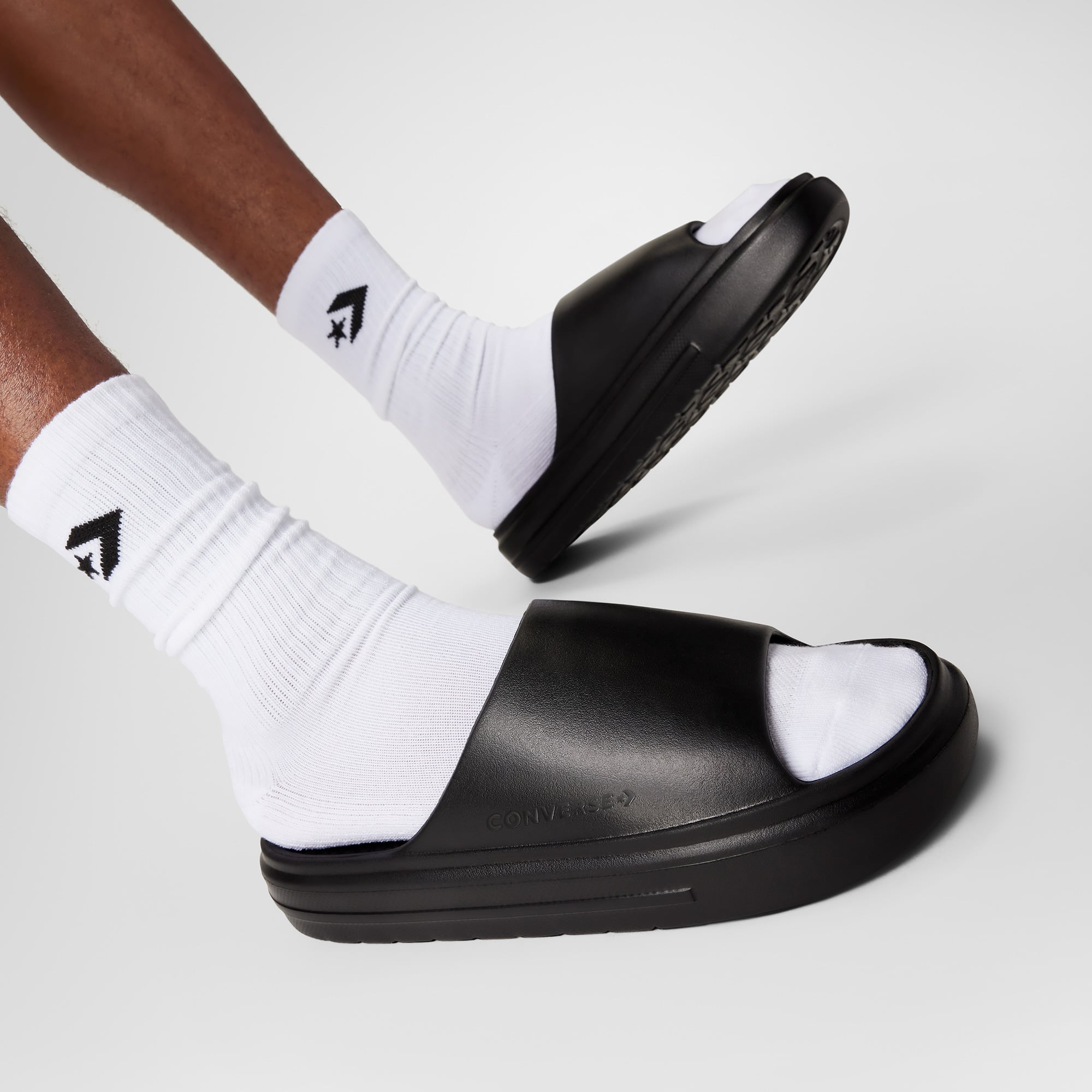 Converse Essential Slide Unisex Siyah Terlik - Görsel 12