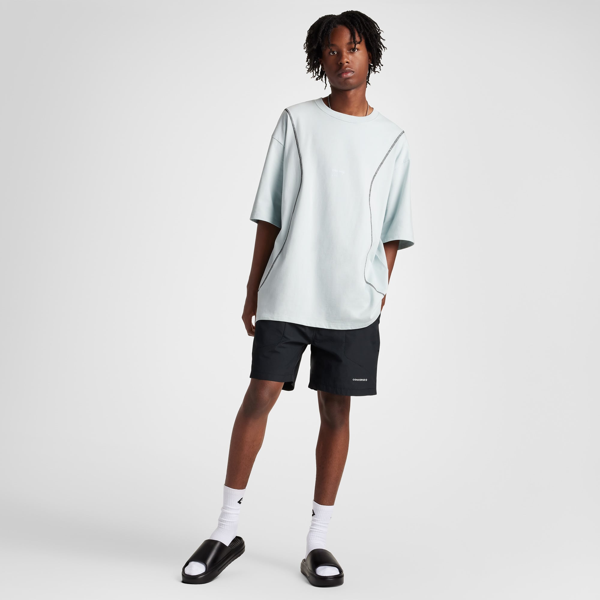 Converse Essential Slide Unisex Siyah Terlik - Görsel 10