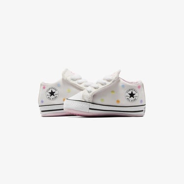  Converse Chuck Taylor All Star Cribster Polka Dots Çocuk Beyaz Sneaker