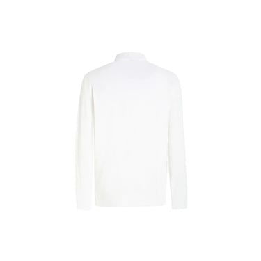  Slam Tech Pique Polo Ls Erkek Beyaz Tişört