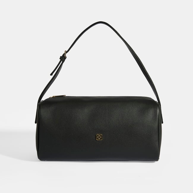  Kadın Siyah Ayarlanabilir Askılı Omuz Çantası