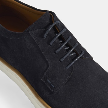  Lacivert Erkek Bağcıklı Süet Günlük Ayakkabı