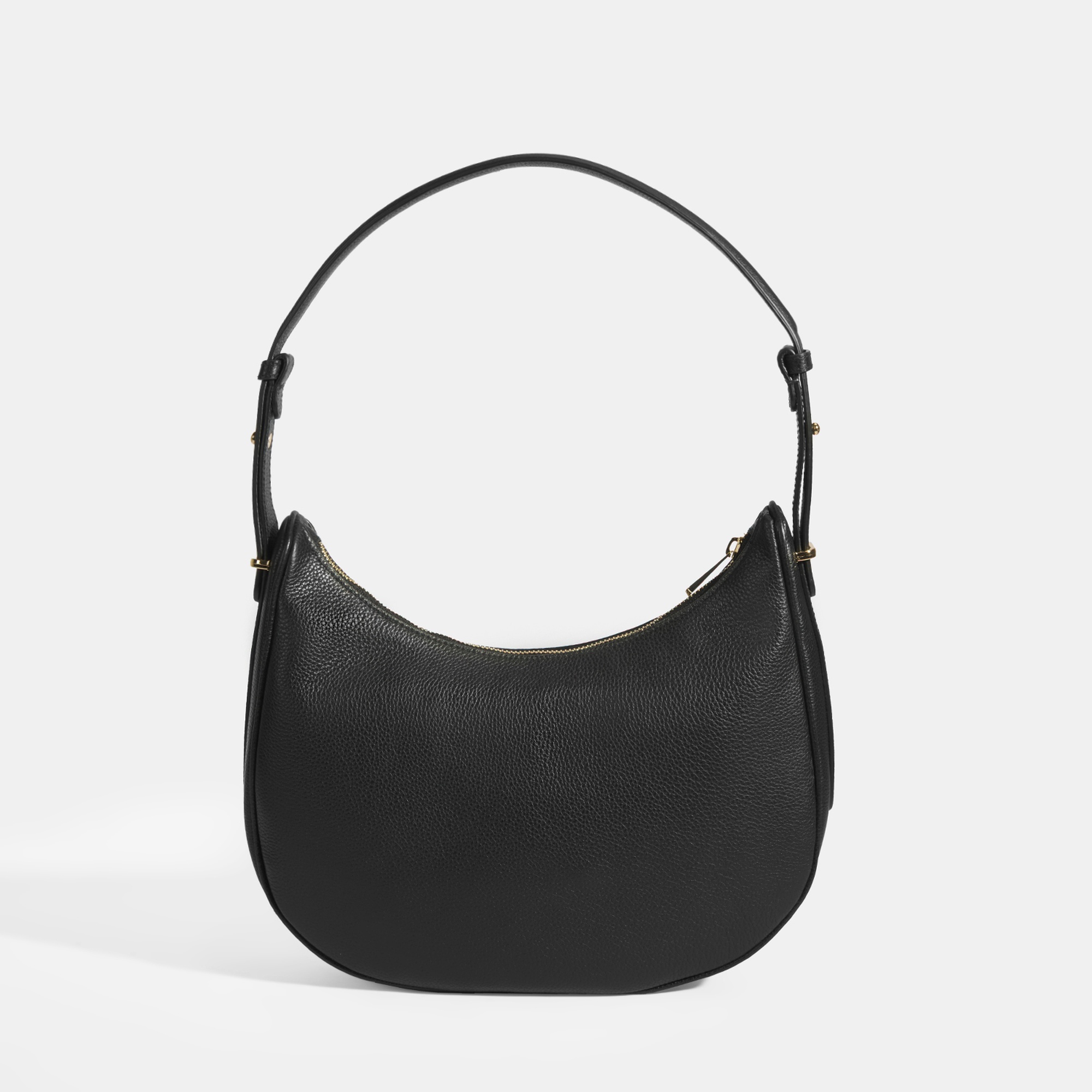 Kadın Siyah Deri Omuz Çantası