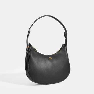  Kadın Siyah Deri Omuz Çantası