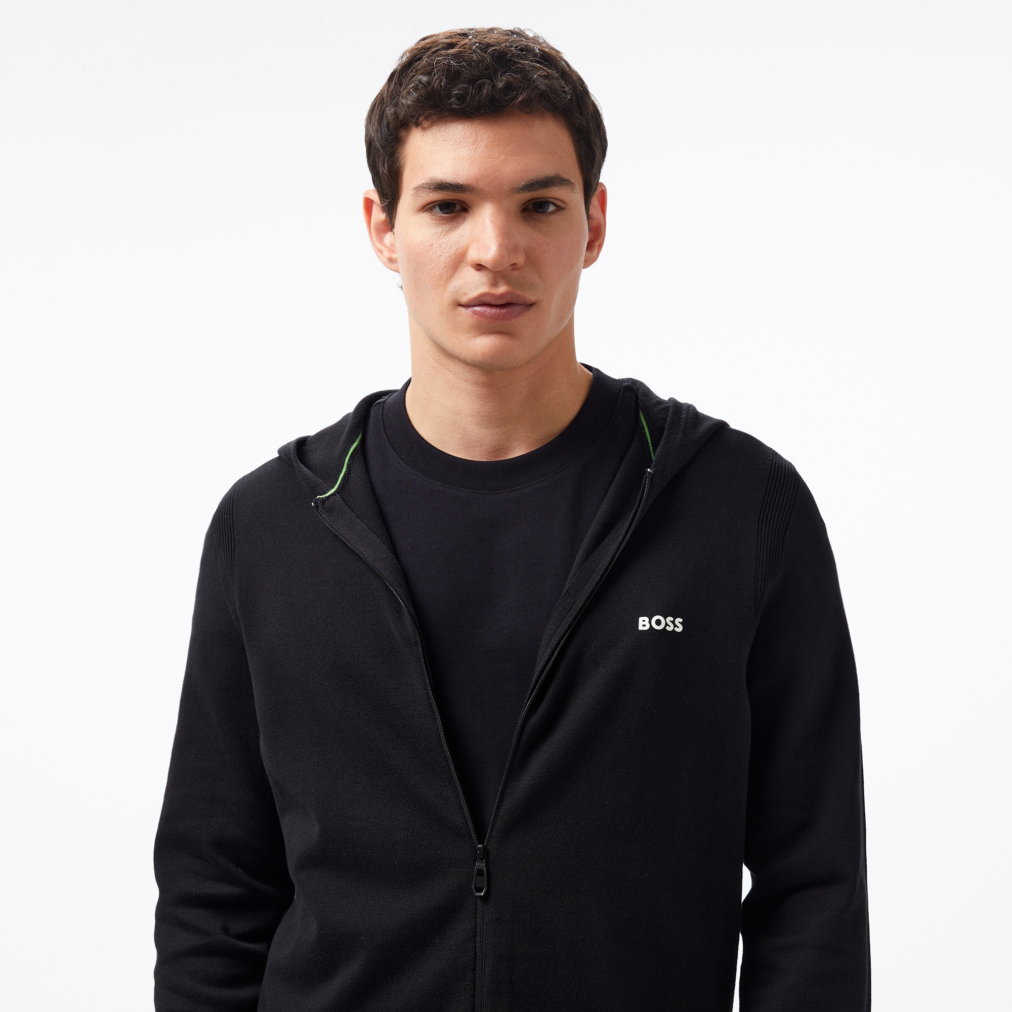 Boss Erkek Siyah Hoodie