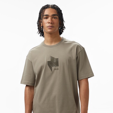  Boss Erkek Yeşil T-Shirt