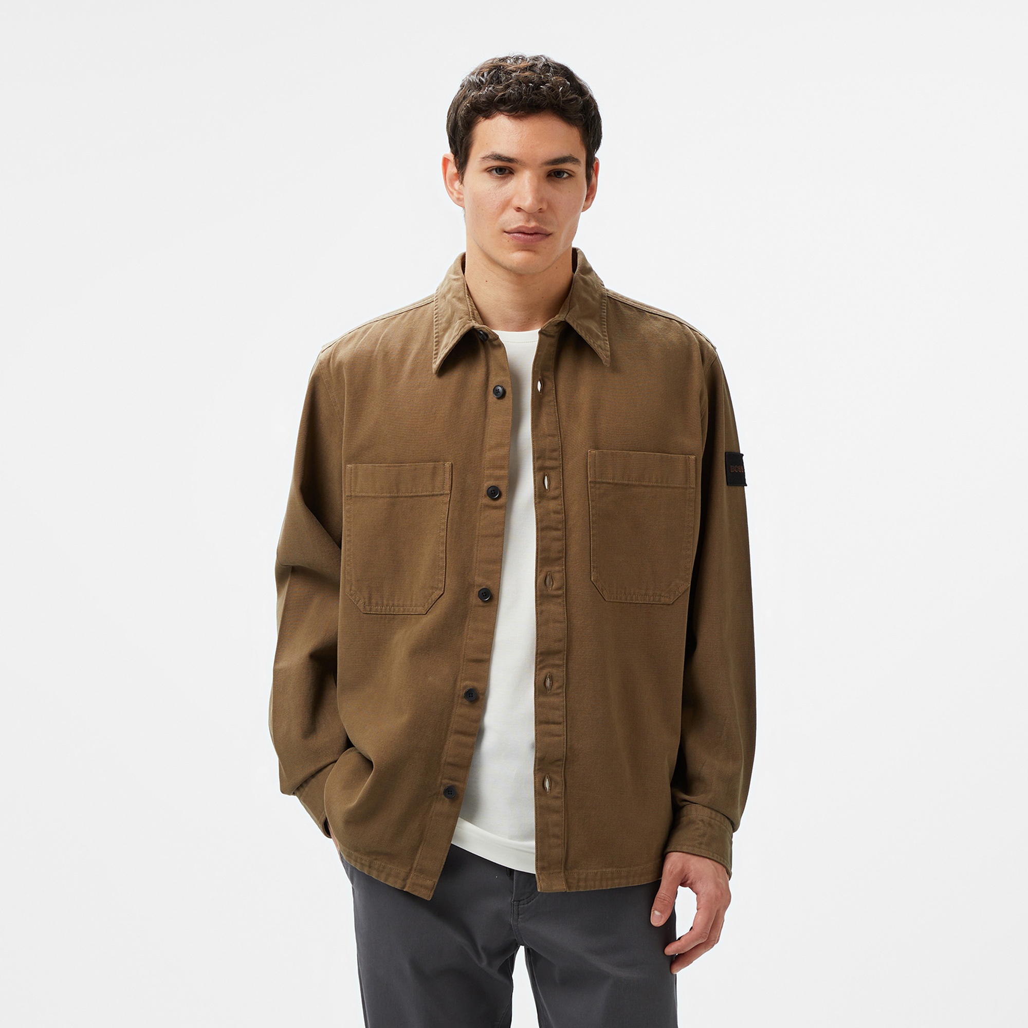 Boss Erkek Yeşil Gömlek