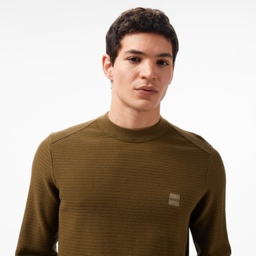  Boss Erkek Yeşil Kazak