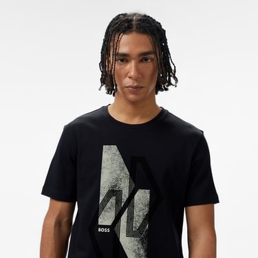  Boss Erkek Siyah T-Shirt