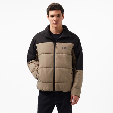  Boss Erkek Yeşil Mont