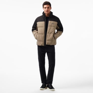  Boss Erkek Yeşil Mont