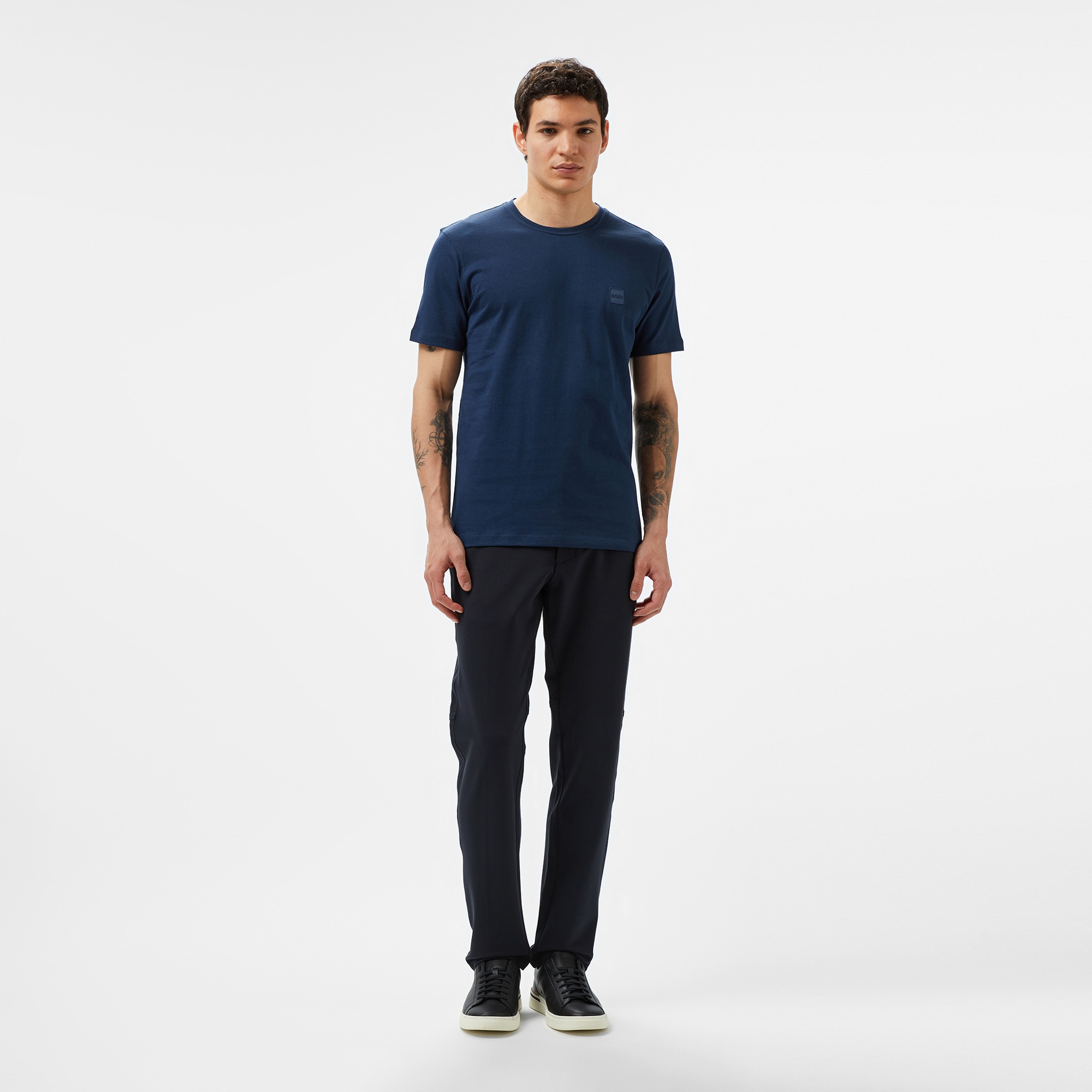 Boss Tales Erkek Mavi T-Shirt